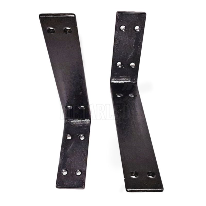 GENERICO - Escuadra industrial para repisa tipo L ancha 15 cm(2 Unidades)