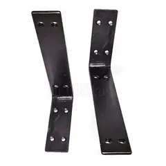 GENERICO - Escuadra industrial para repisa tipo L ancha 30 cm(2 Unidades)
