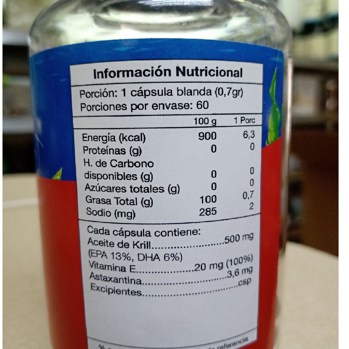 NATURAL FARM - Aceite De Krill Nf 3 Frascos 3x60 Capsula Blanda. Omega 3 Epa / Dha