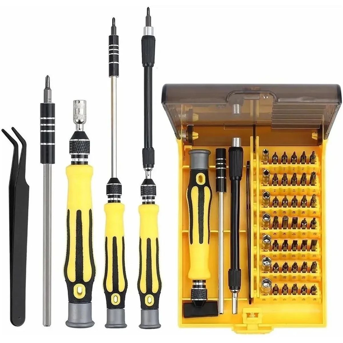 KUANGYE - Kit Desarmador Precision 46 En 1 Para Celular, Laptop, Cámar