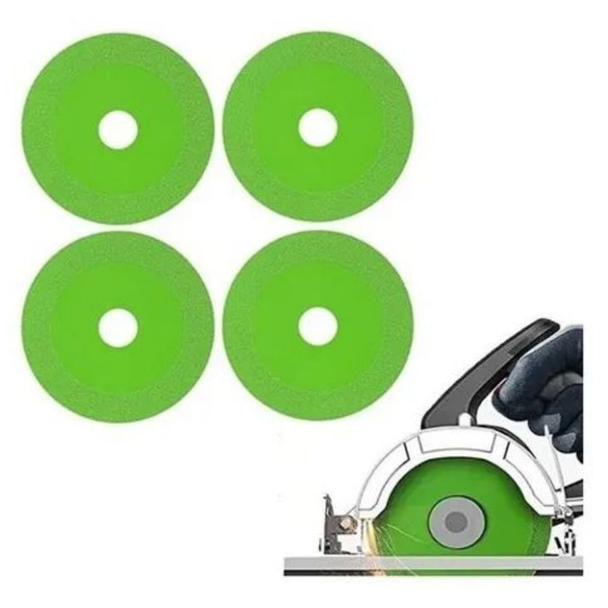 KUANGYE - 2022 Disco De Corte De Vidrio Para Amoladora Angular 4 Pieza