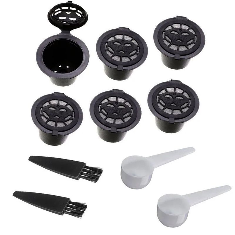 KUANGYE - 6 Capsulas Reutilizables Para Nespresso Cafetera