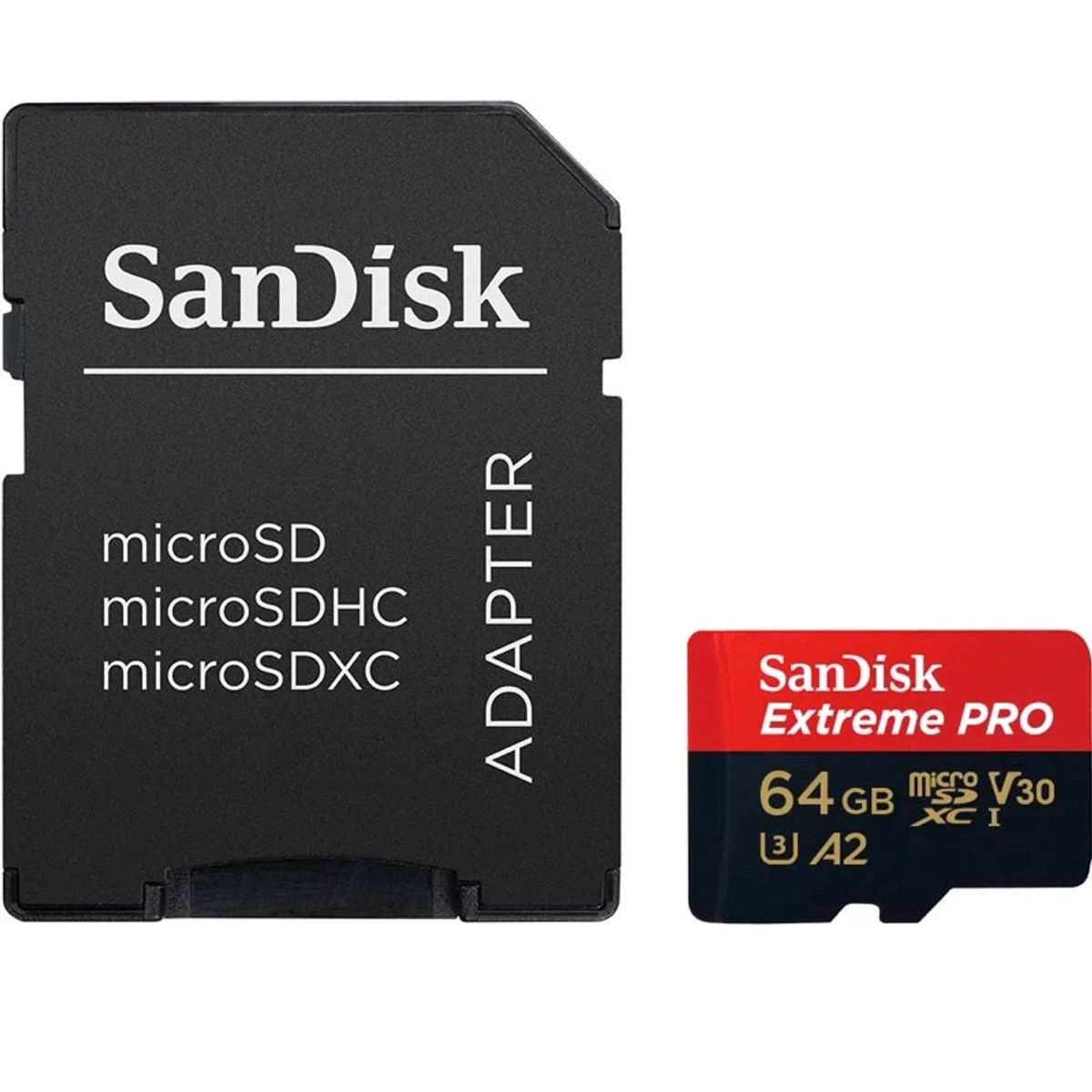 SANDISK - Micro Sd Sandisk Extreme Pro 64Gb 200MS Lectura  Adaptador
