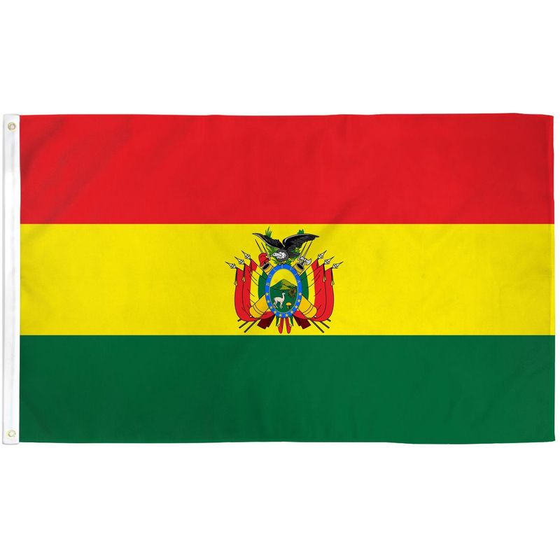 GENERICO - Bandera de Bolivia de 150cm x 90cm