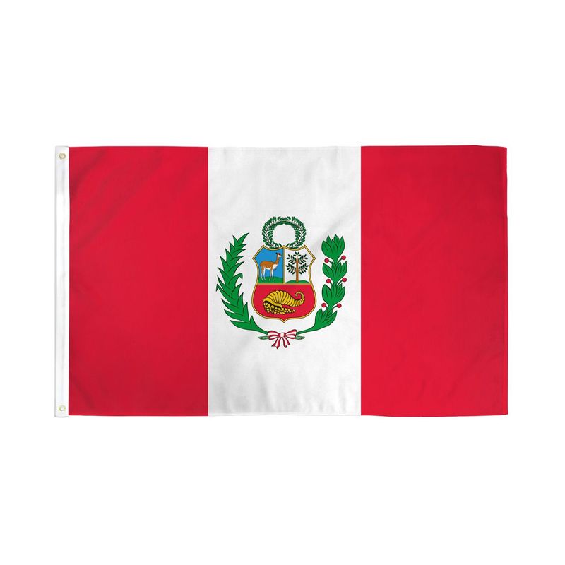 GENERICO - Bandera de Perú de 150cm x 90cm