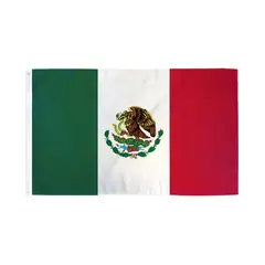 GENERICO - Bandera de Mexico de 150cm x 90cm