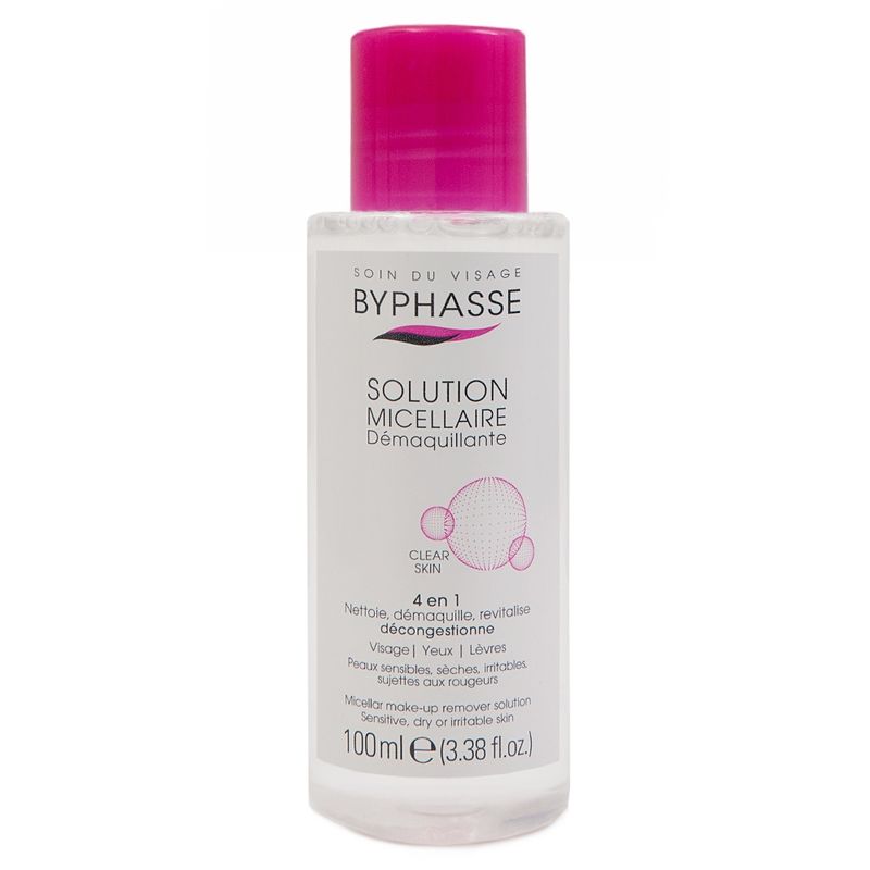 BYPHASSE - Solución Micelar Desmaquillante Pieles Sensibles, Secas, Irr