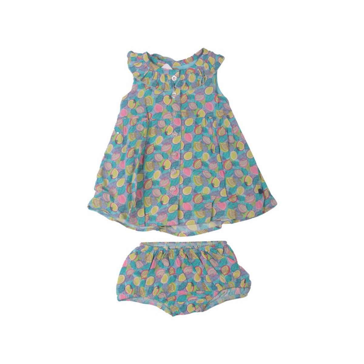 PILLIN - Vestido Bebe Niña Turquesa Pillin - Verde
