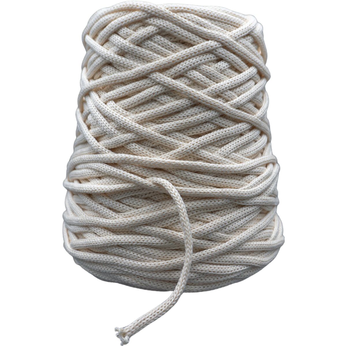 GENERICO - Cordón trenzado Algodón 100% 3mm para macramé y manualidades