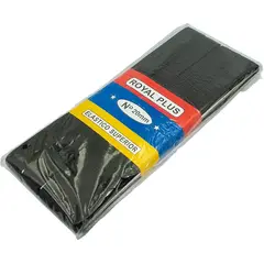 GENERICO - Elástico Negro 20mm de ancho, pieza de 10 mts