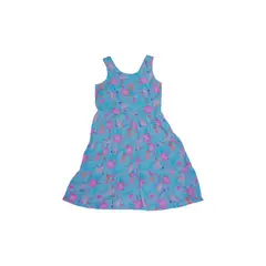 PILLIN - Vestido Niña Turquesa - Verde