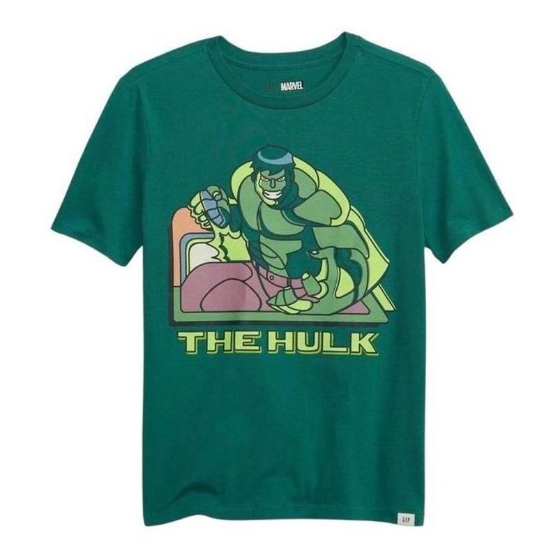 GAP - Polera Gráfica Marvel Verde GAP