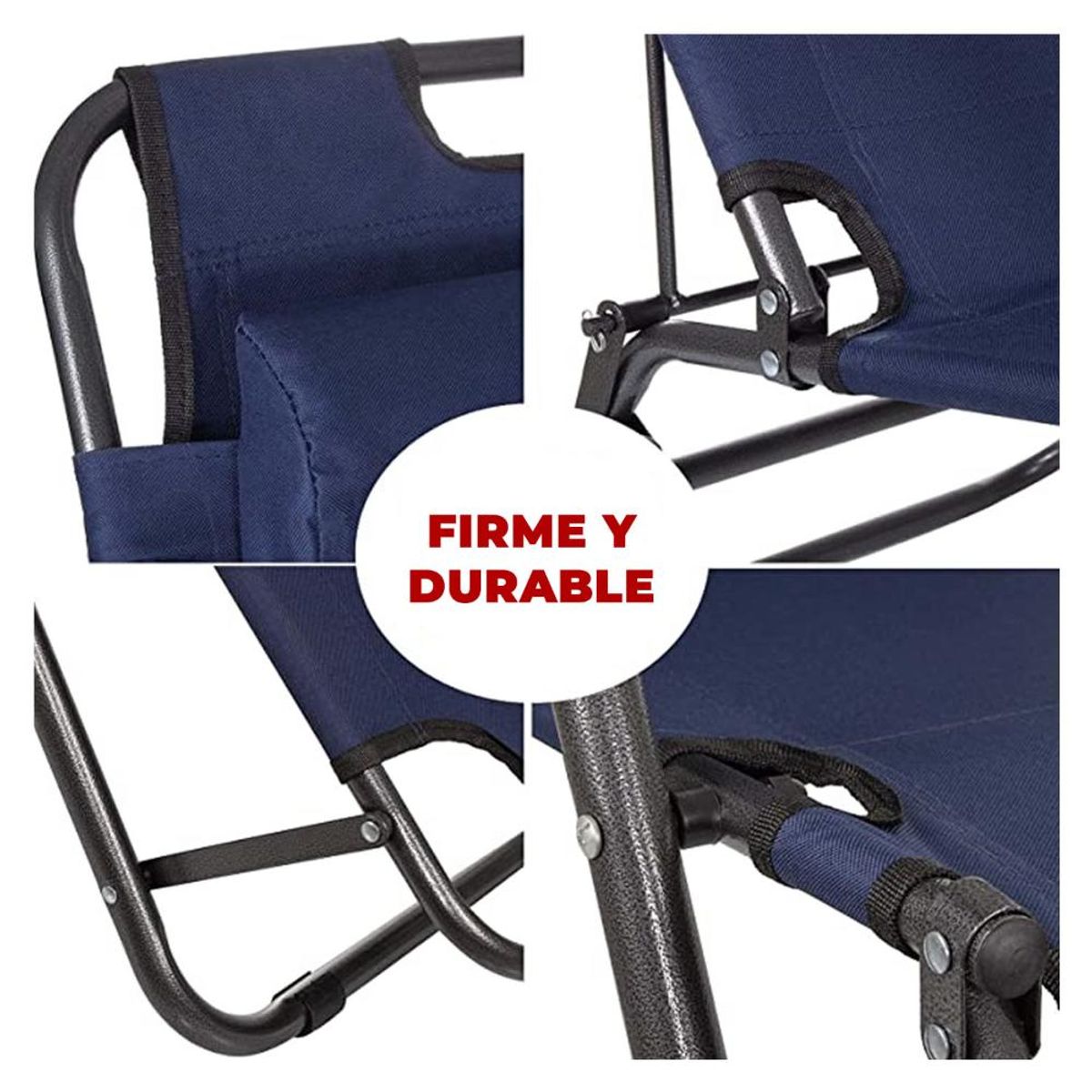 DETODOYMAS - Silla Reposera Plegable Playa Camping Terraza - 2 Posiciones DETODOYMAS