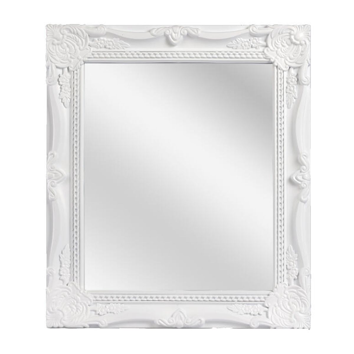 VGO - Espejo Plastico blanco 25X30 cm Ep61171 Vgo