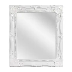 VGO - Espejo Plastico blanco 25X30 cm Ep61171