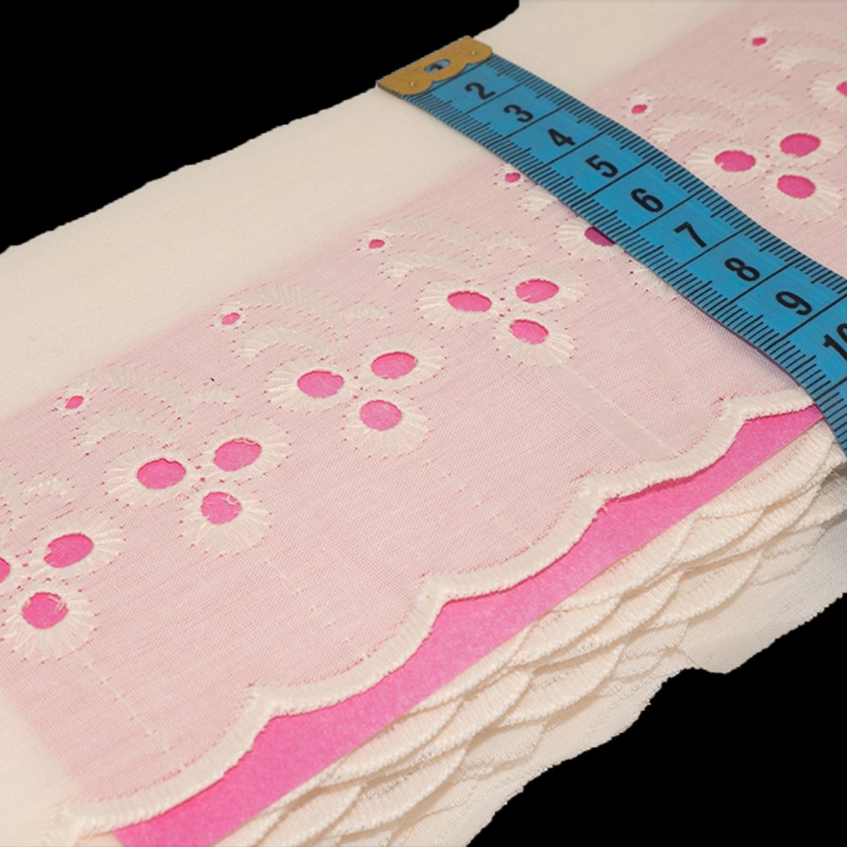 GENERICO - Broderie bordado 248 Pieza 6.50mt Color Beige