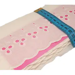 GENERICO - Broderie bordado 248 Pieza 6.50mt Color Beige