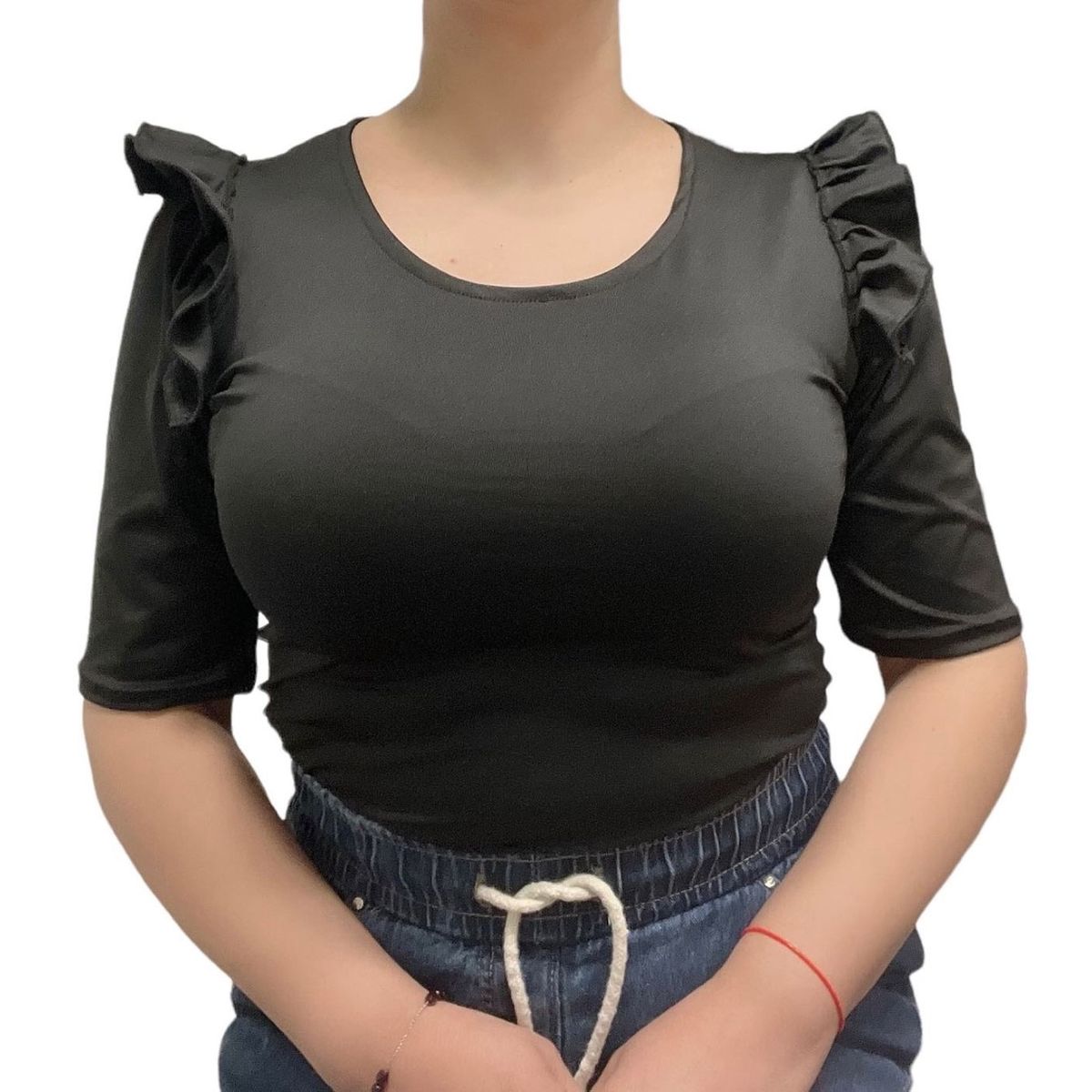 RHONCUS - Polera Vuelitos en sus hombros