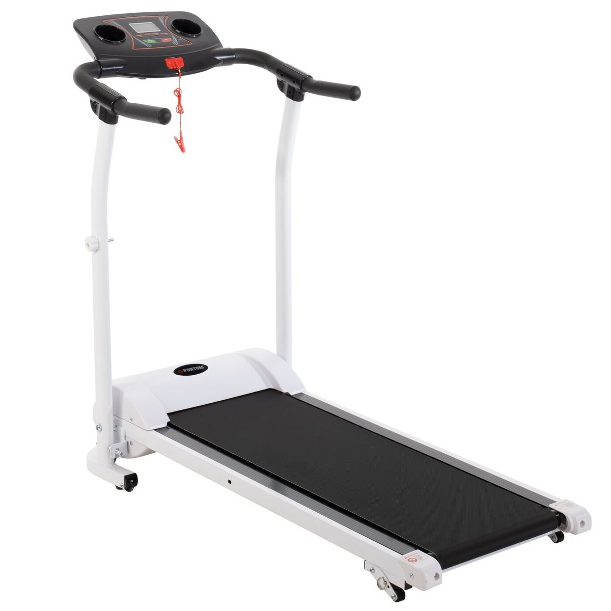 BASKO FITNESS - Trotadora Electrica Plegable 1.5 HP White