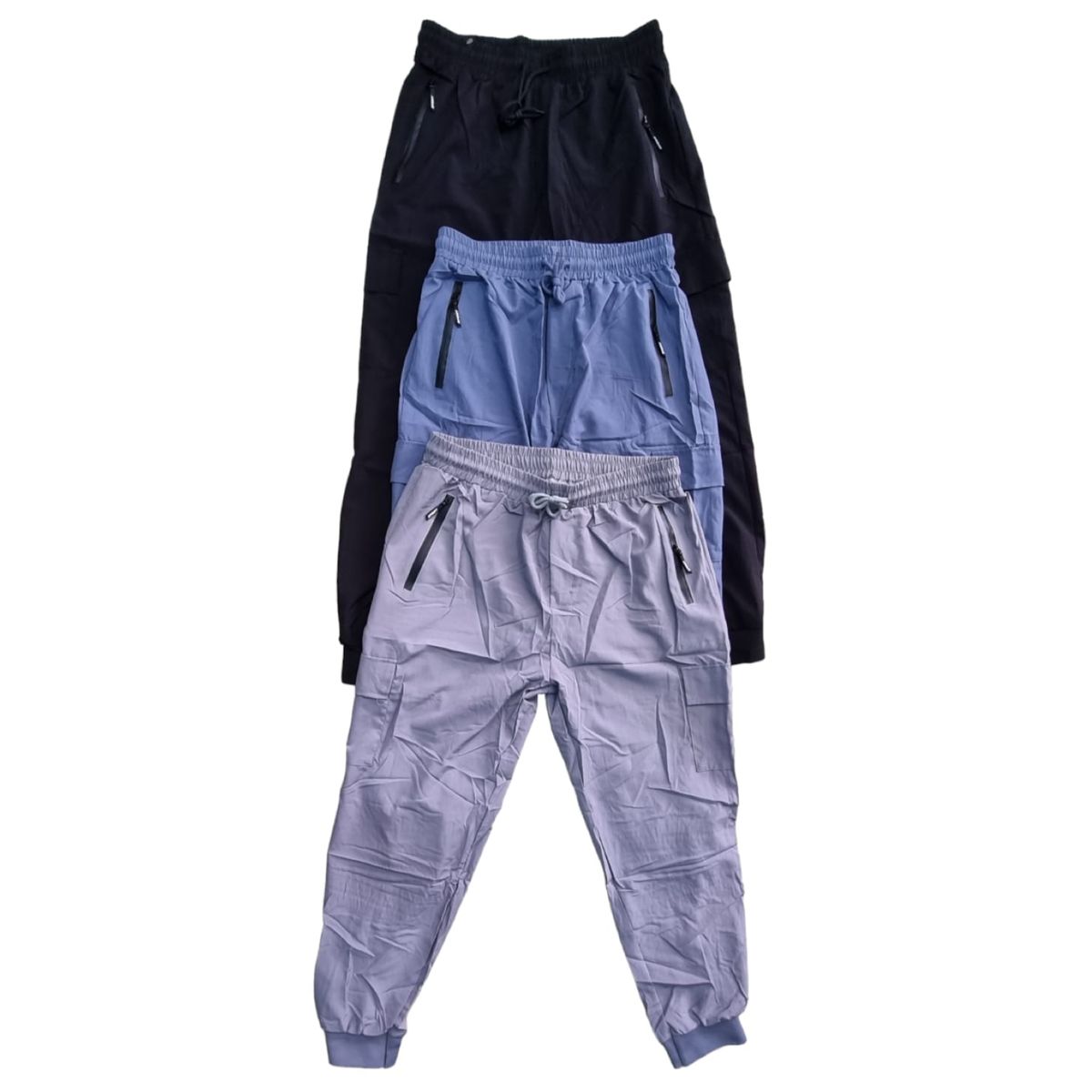 AGW - Pack 3 Buzos Hombre Liso Con Bolsillo Secado Rápido Fast Dry.