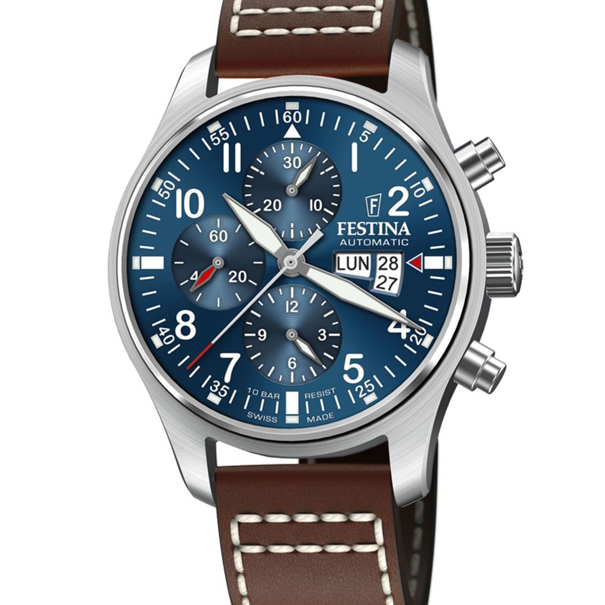 FESTINA SWISS - Reloj F20150/2 Festina Swiss Azul Hombre Swiss Made