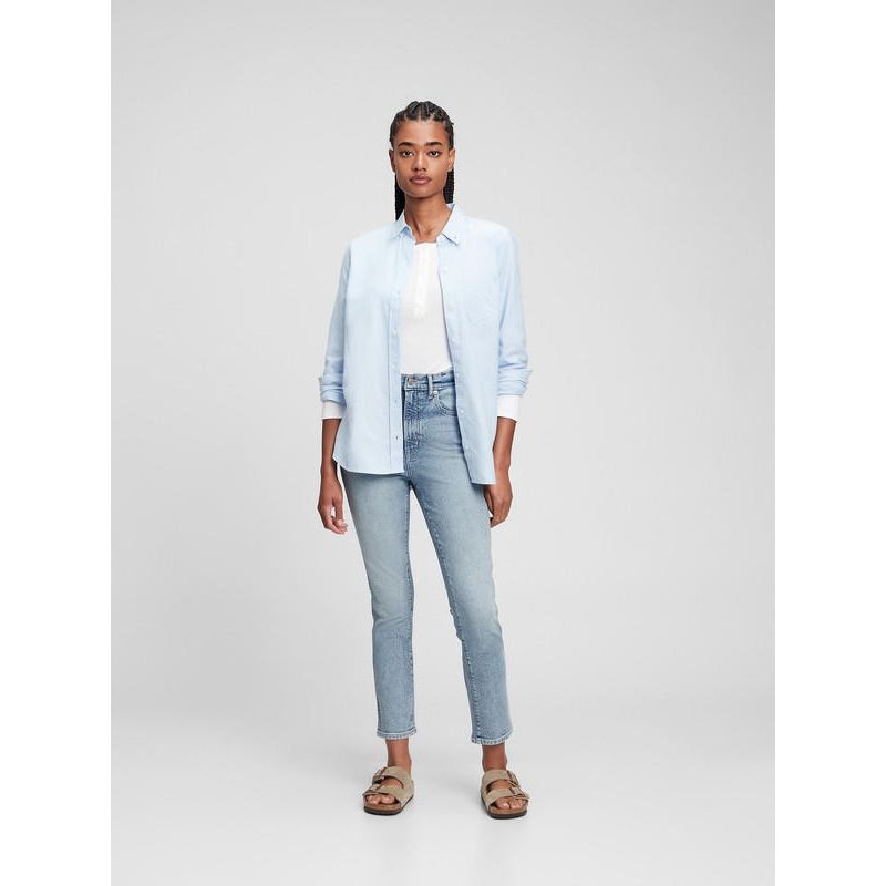 GAP - Jeans Slim Light Amber Azul Claro GAP