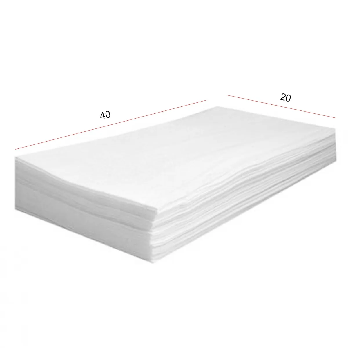 COSMETICAVAL - Toallas desechables de peluquería 2 paquetes 100 un. 20x40