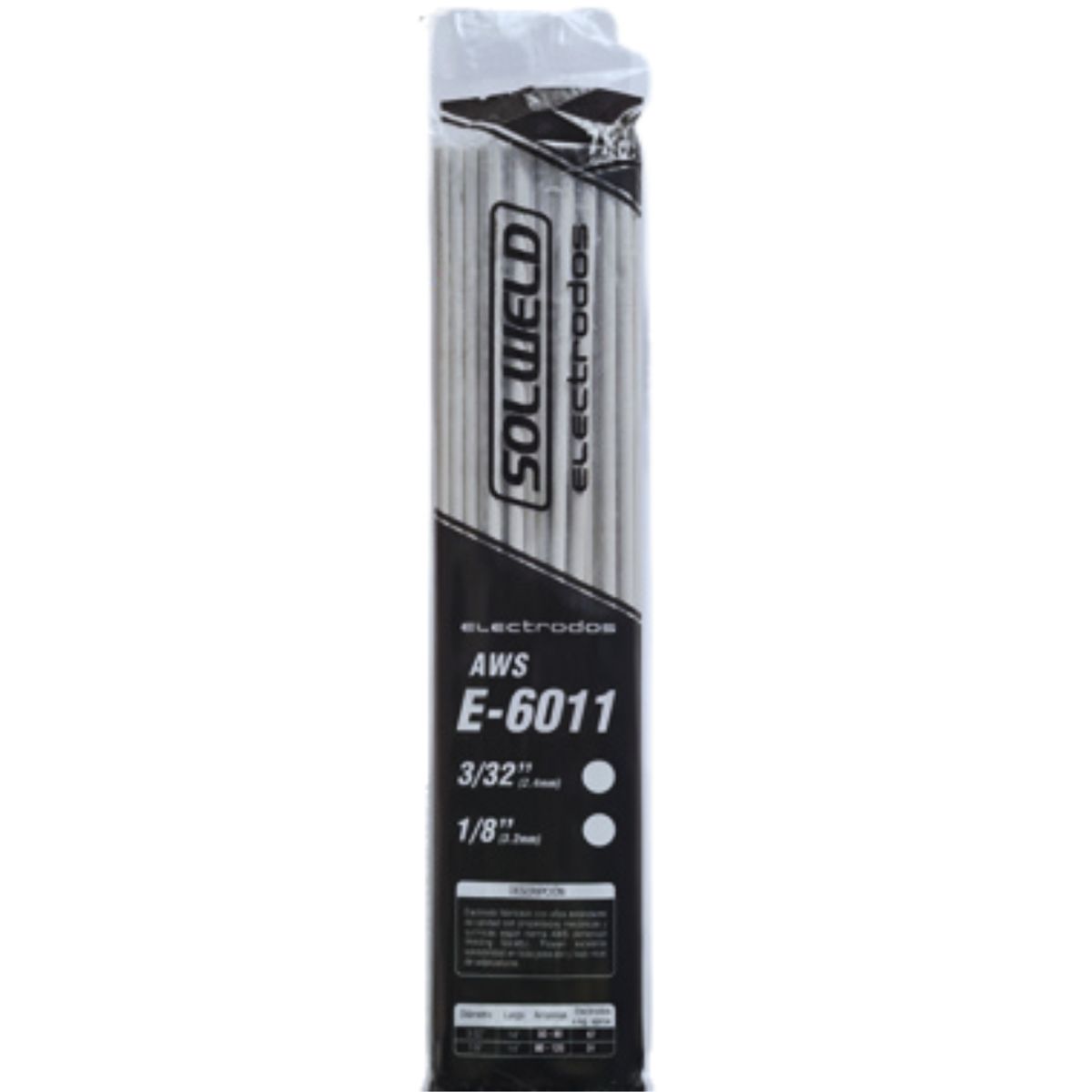 GENERICO - Electrodo Soldadura Solweld E- 6011 3/32 1kg
