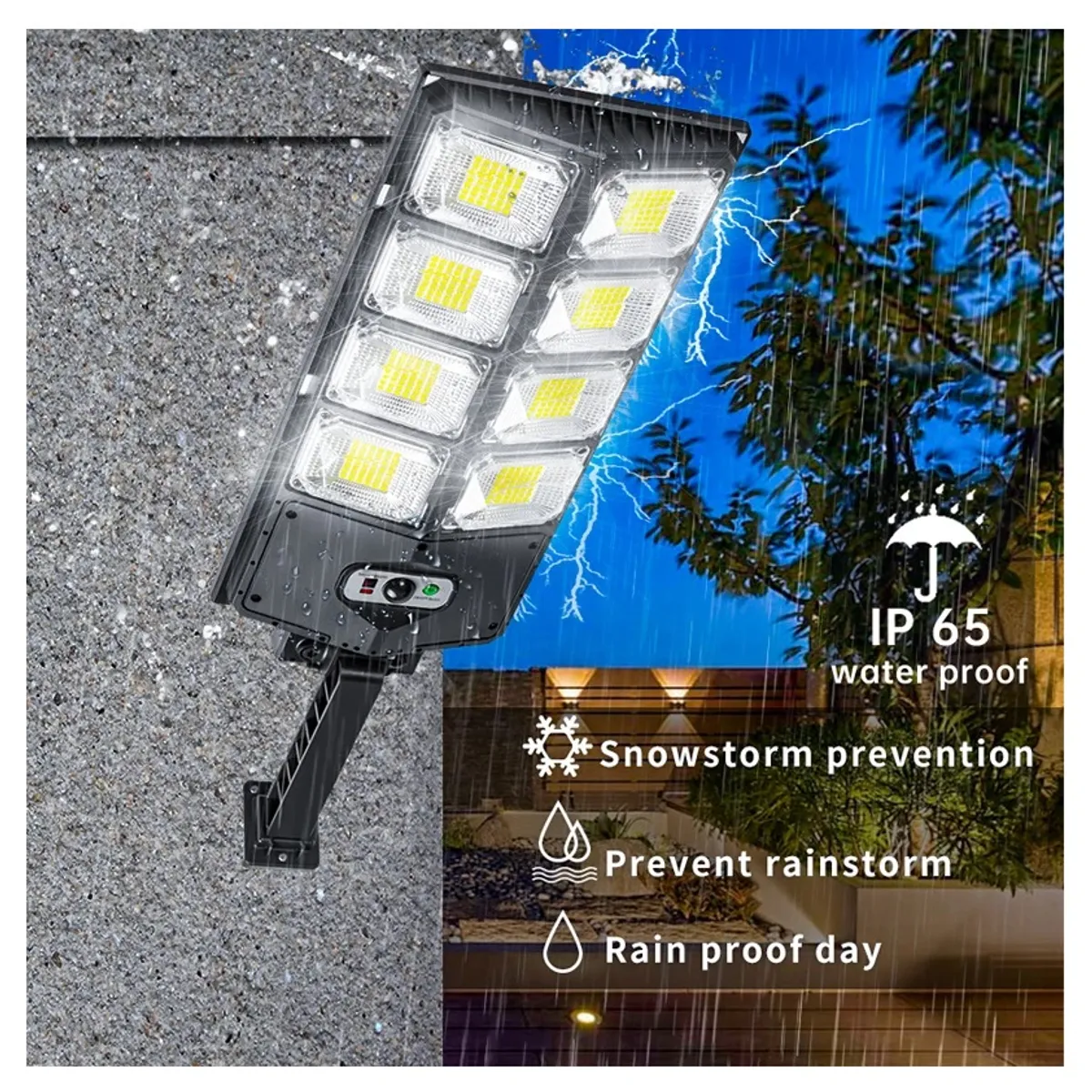 GENERICO - Foco Solar 200w Focos Solares Led Foco Solar Potentes