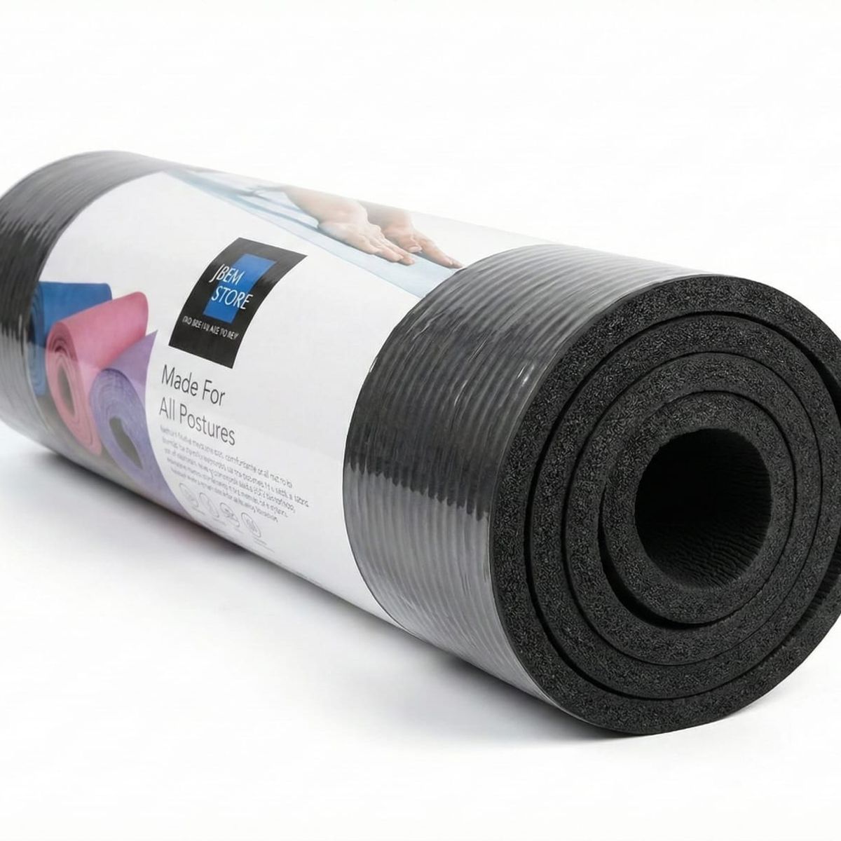 ELECTROMOVIL - Mat de Yoga 15mm de grosor Antideslizante