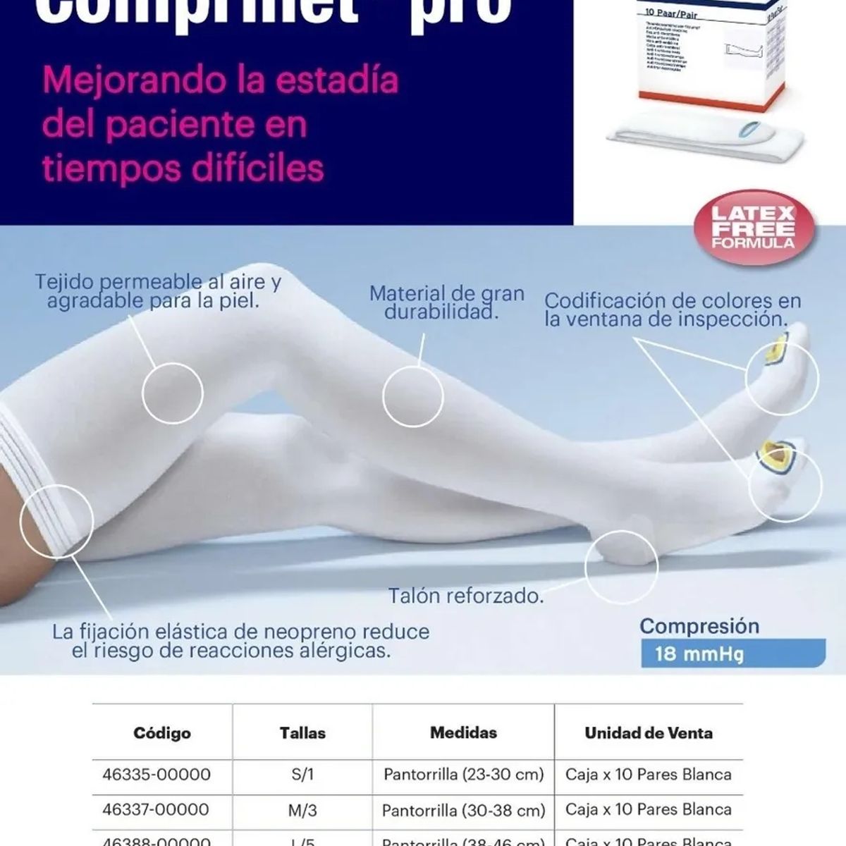 BSN MEDICAL - COMPRINET PRO JOBST TALLA M MEDIA ANTIEMBÓLICA