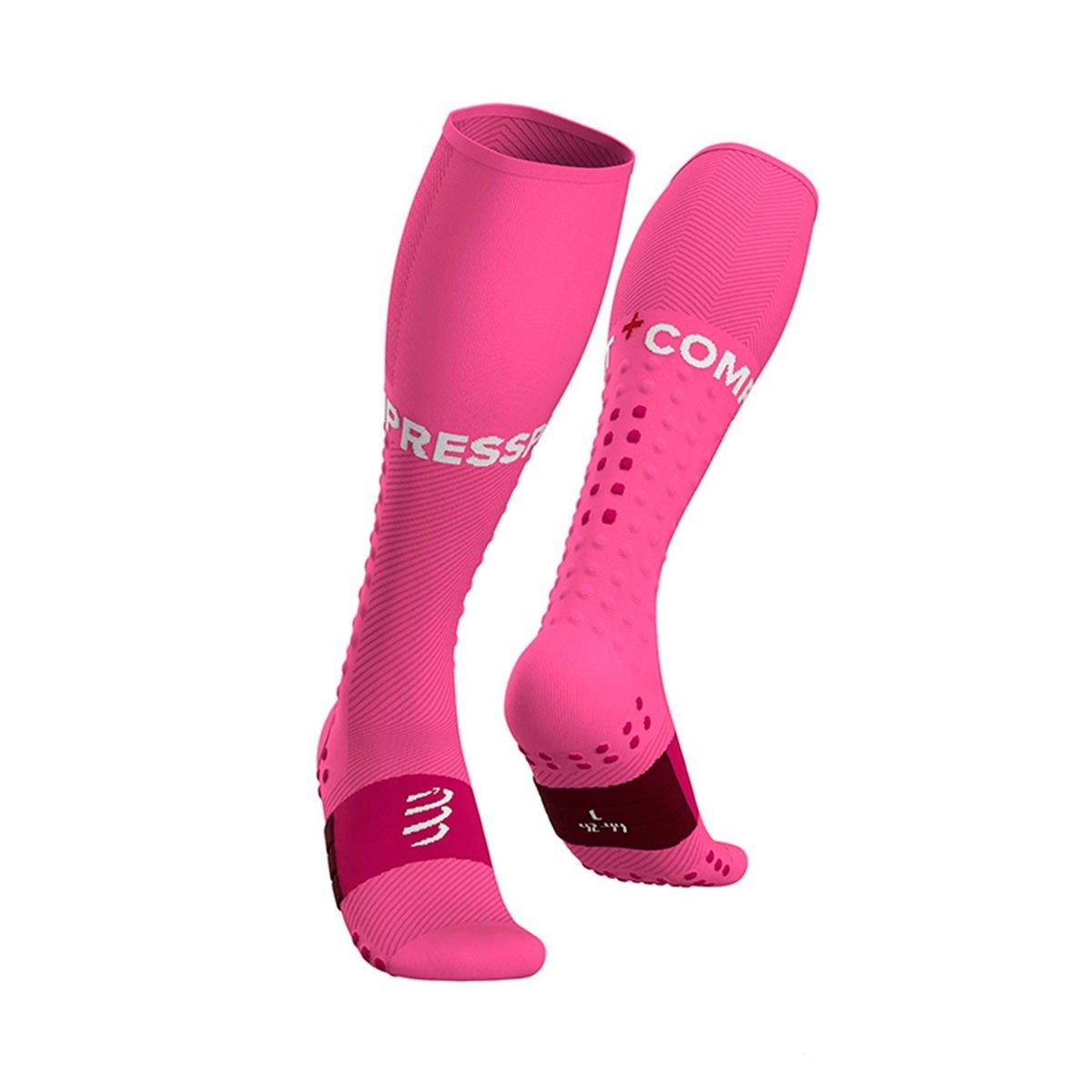 COMPRESSPORT - Full Socks Run Rosado Compressport