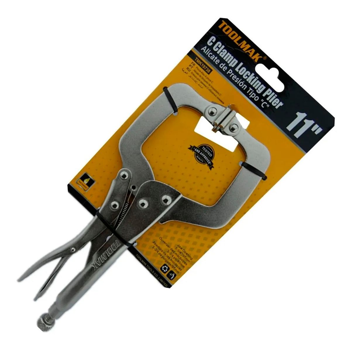 GENERICO - Alicate De Sujeción De Abrazadera En C 11 Pulgada Toolmak