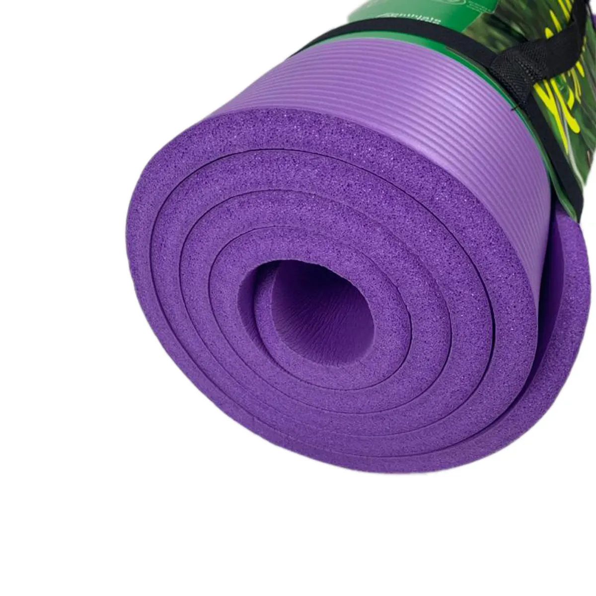 ELECTROMOVIL - Mat de Yoga 15mm de grosor Antideslizante