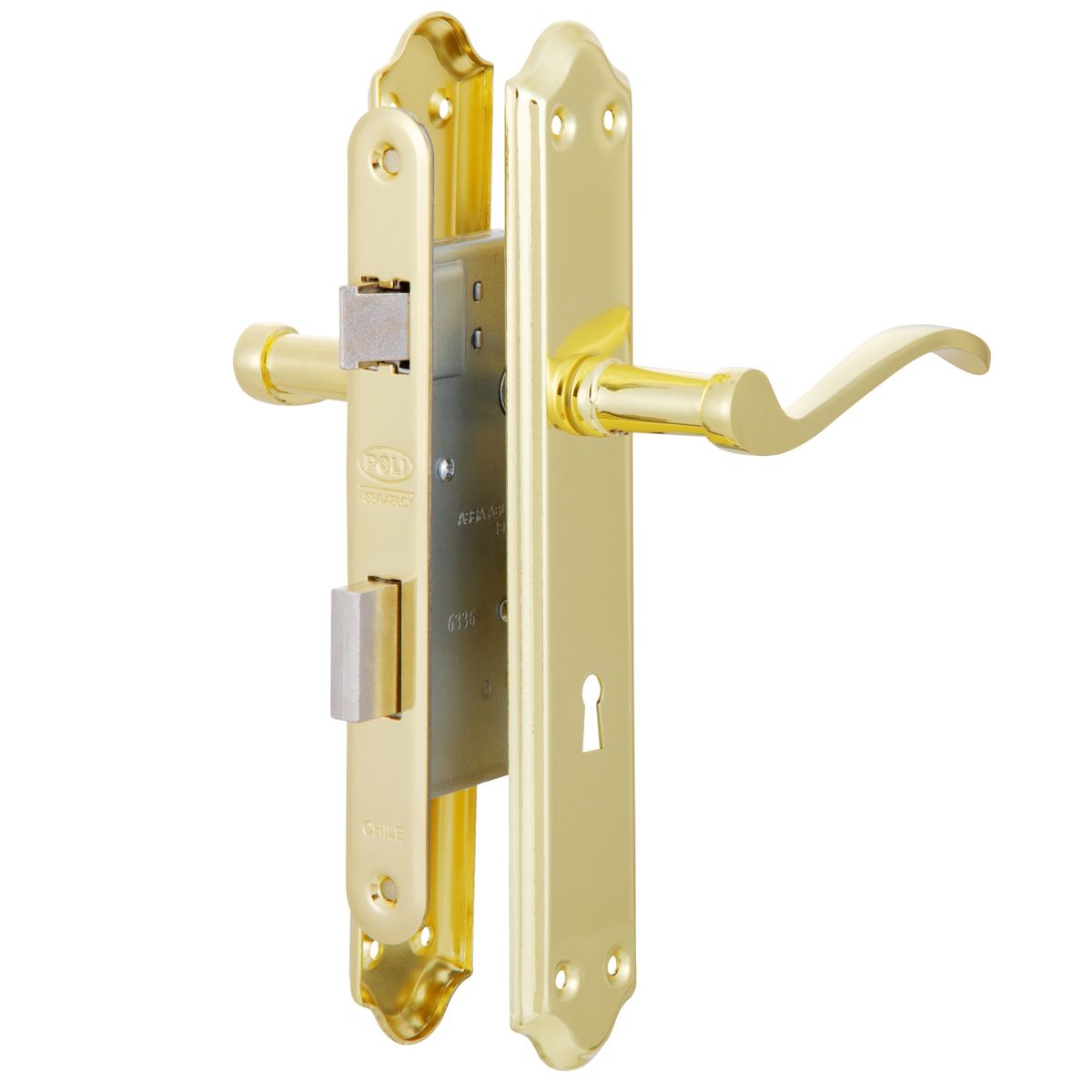 POLI - Cerradura Embutida Poli Anna B40 Dormitorio