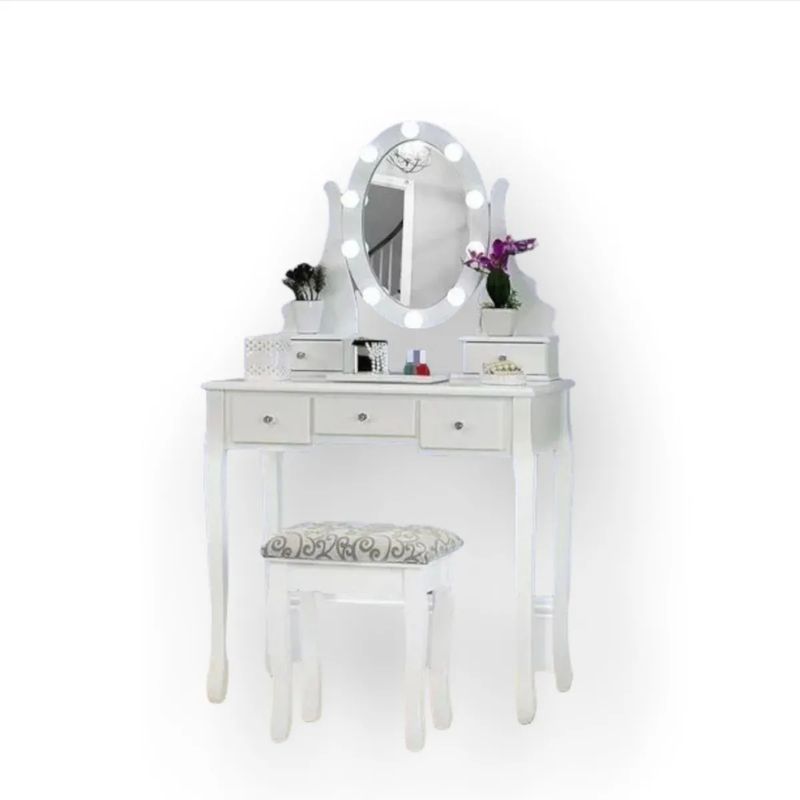GENERICO - Tocador Blanco Lacado Con Luces - S9000BO