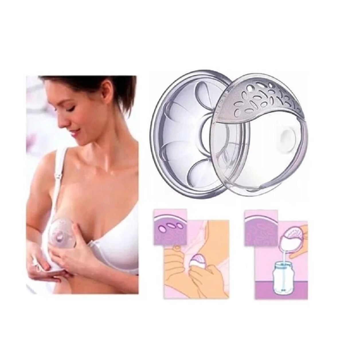 GENERICO - Amapolas De Lactancia Recolector De Leche Materna 6 Piezas