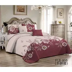 GENERICO - Cobertor de verano tipo Quilt con fundas - 2 Plazas 855