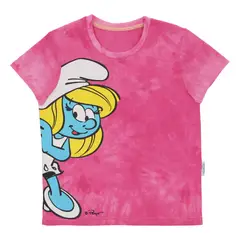 PITUFOS - POLERA MANGA CORTA ROSADO