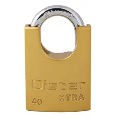 OISTER - Candado XTRA Hombros 40mm - Fierro Bronce