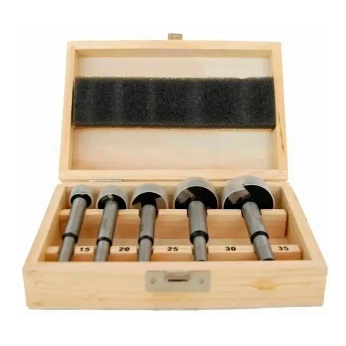 GENERICO - Set Juego De Brocas Fortsner Para Madera 5 Piezas Toolmak
