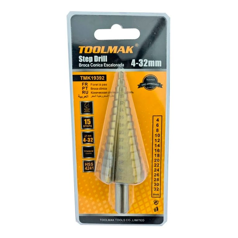 GENERICO Broca Pino Escalonada 4 - 32 Mm Toolmak | Falabella Chile