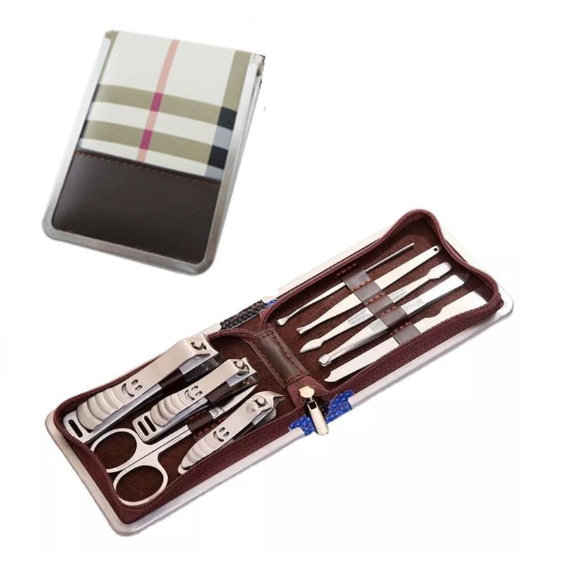 GENERICO - Set Manicura Y Pedicura Cuidado Facial Pies Manos 9 Piezas