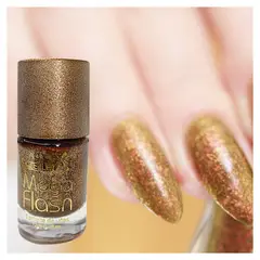 MAX - Esmalte de uñas glitter cobertura maxima mega flash