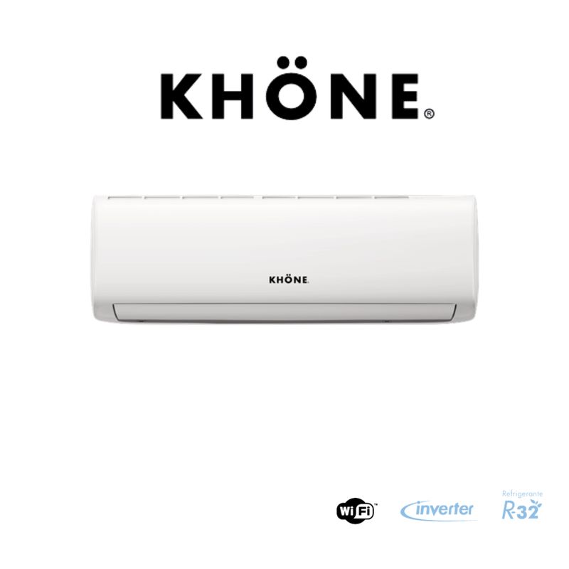 KHONE - Aire Acondicionado 12000 btu tipo split muro INVERTER WIFI Khone R32