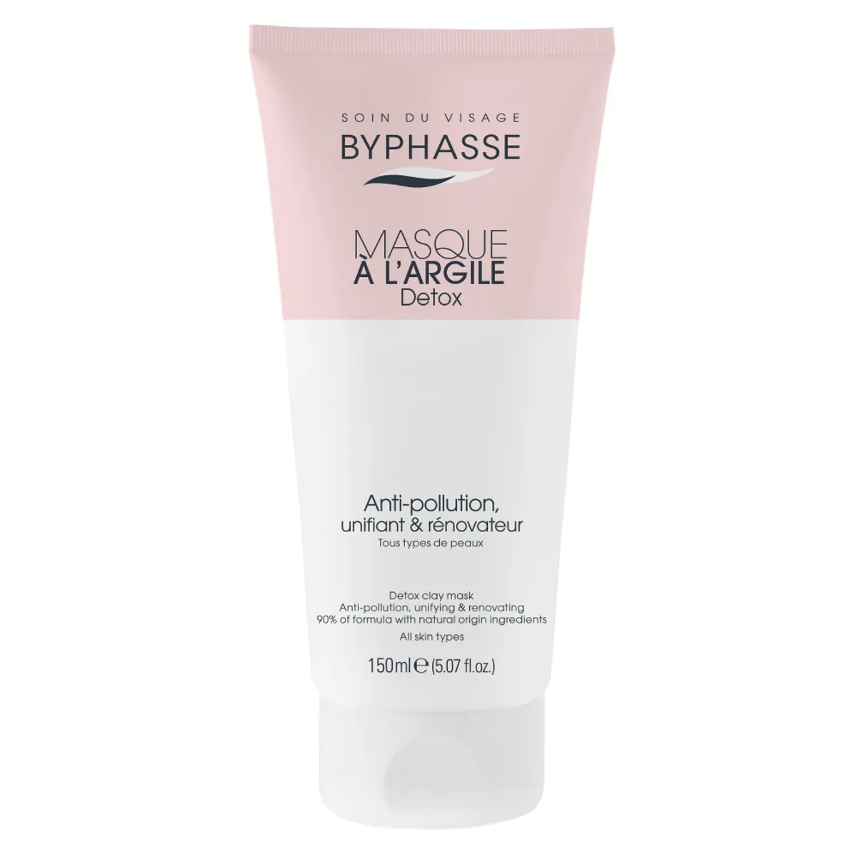 BYPHASSE - Mascarilla De Arcilla Detox Todo Tipo De Piel 150 Ml