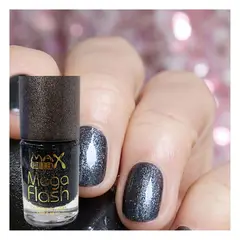 MAX - Esmalte de uñas glitter cobertura maxima mega flash