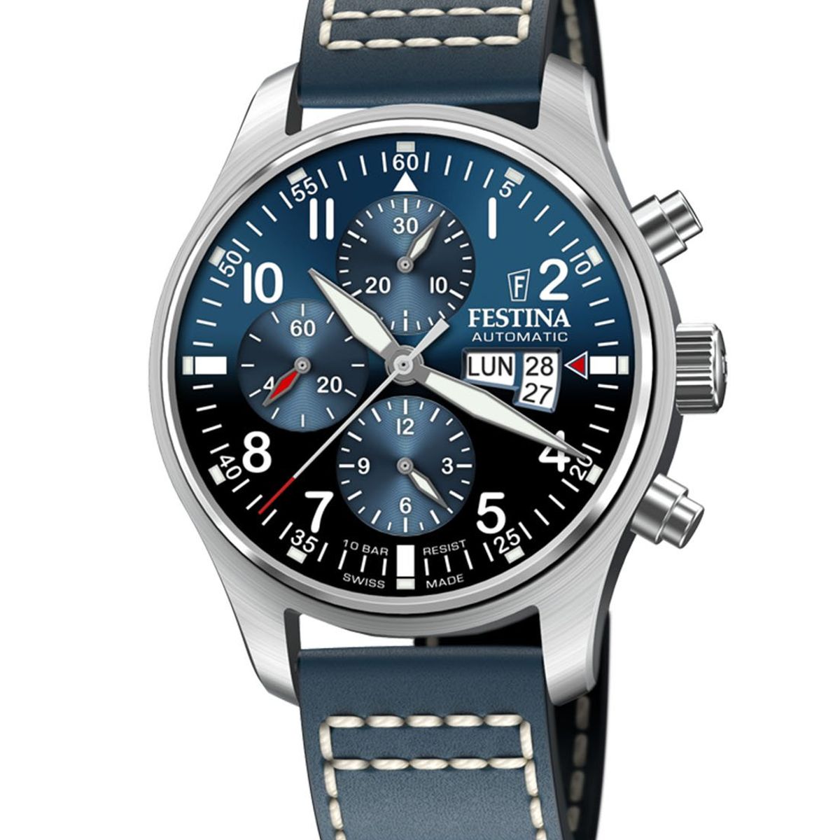 FESTINA SWISS - Reloj F20150/5 Festina Swiss Azul Hombre Swiss Made