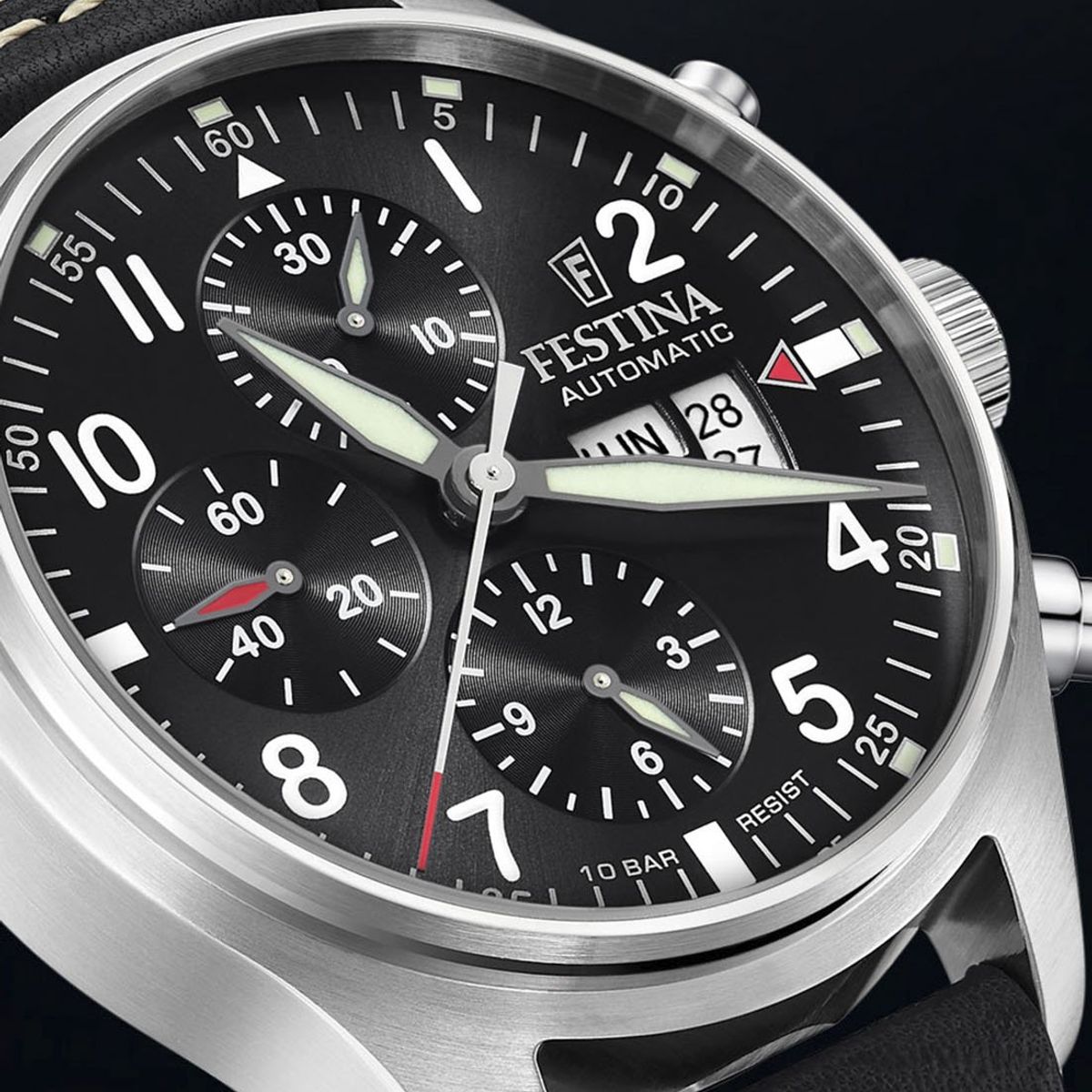FESTINA SWISS - Reloj F20150/6 Festina Swiss Negro Hombre Swiss Made