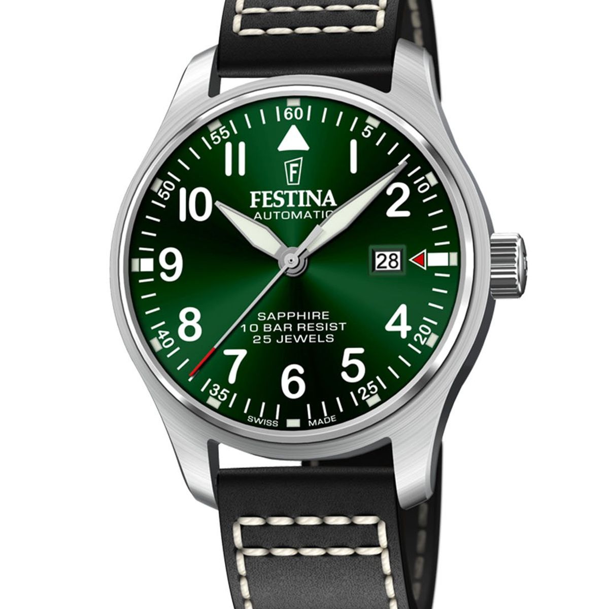 FESTINA SWISS - Reloj F20151/2 Festina Swiss Verde Hombre Swiss Made